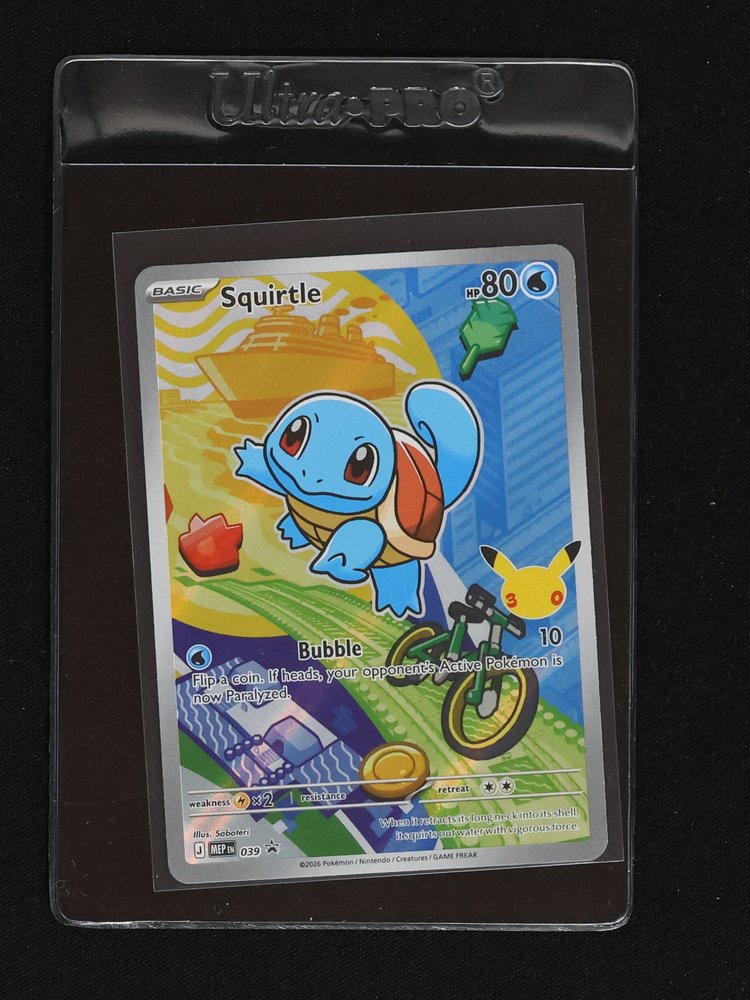 2026 Pokémon #039 Squirtle First Partner Promo — front