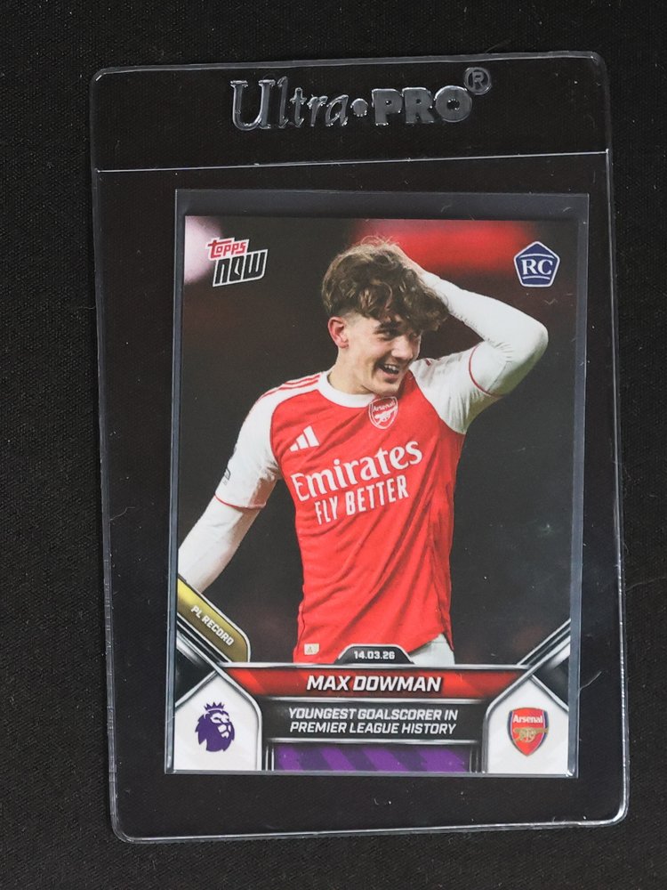 2026 Topps Now #156 Max Dowman — front