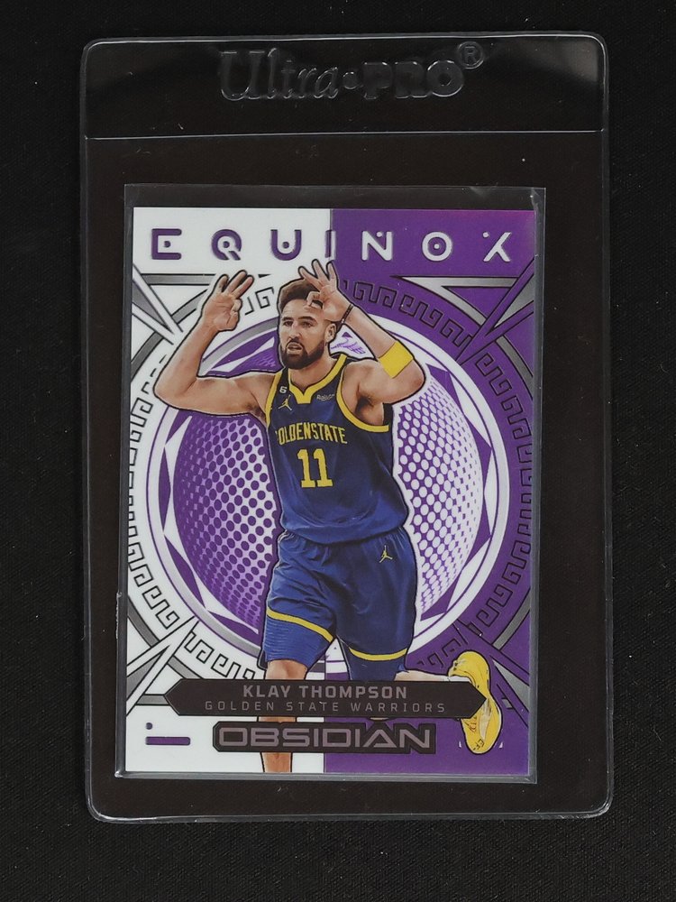 2022 Panini Obsidian Equinox #Klay Thompson — front