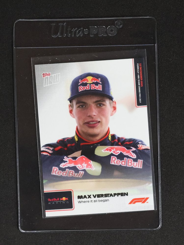 2021 Topps Now Formula 1 #84 Max Verstappen Where it All Began — front