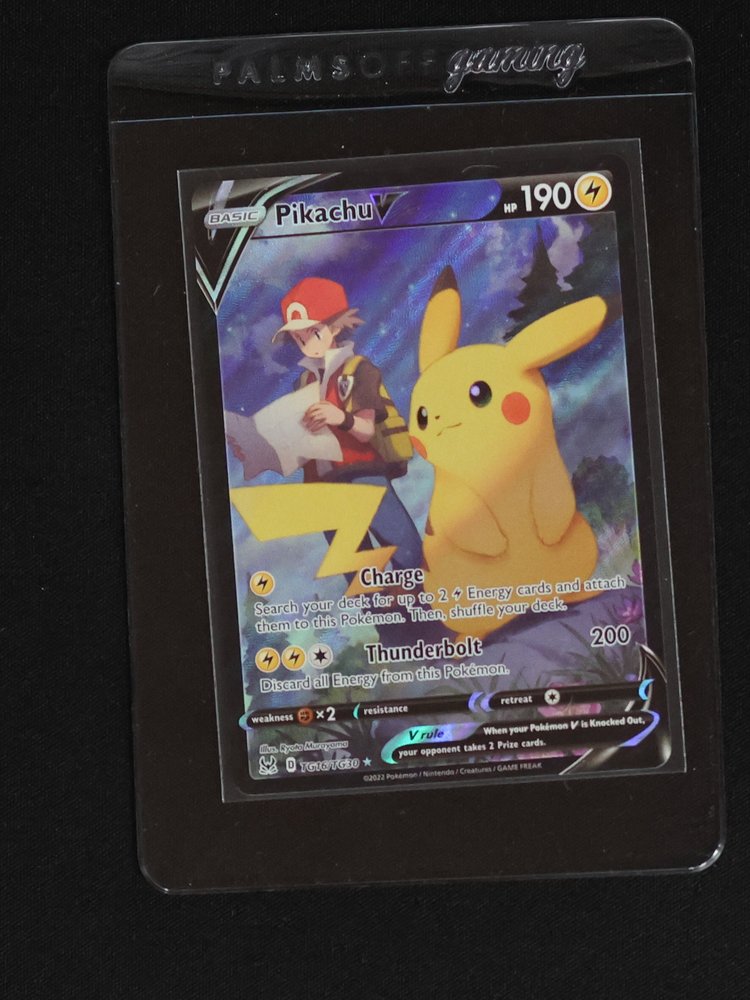 2022 Pokémon TCG Pikachu V TG16/TG30 Lost Origin — front