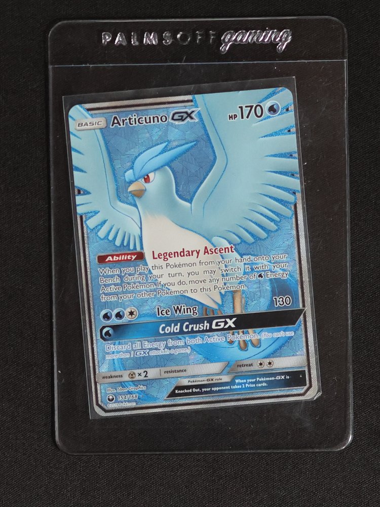 2018 Pokémon Celestial Storm #154 Articuno GX — front