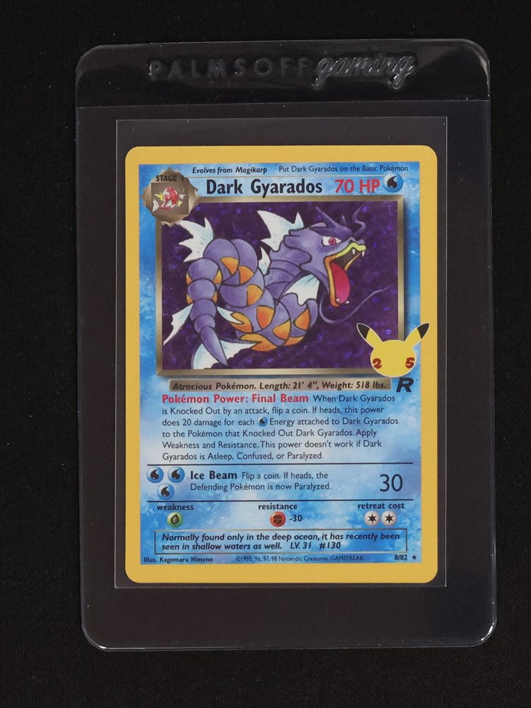 2021 Pokémon Celebrations Classic Collection #8 Dark Gyarados — front