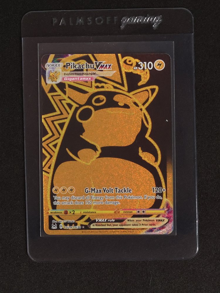 2022 Pokémon TCG Lost Origin #TG29 Pikachu VMAX Gigantamax — front