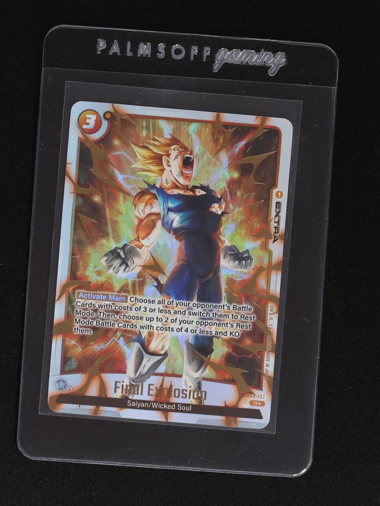 Dragon Ball Super Fusion World #FB03-102 Vegeta Final Explosion — front