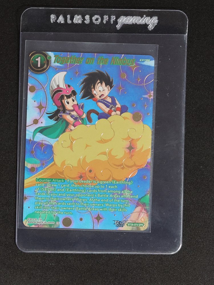 Dragon Ball Super Card Game BT28-074 SPR Together on the Nimbus — front