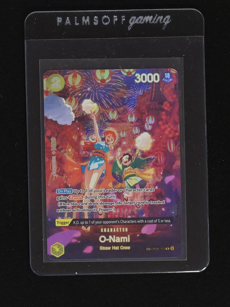 2024 One Piece Card Game OP06-101 O-Nami Special Alternate Art — front