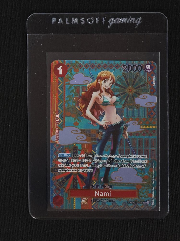 One Piece Card Game OP01-016 Nami SP Alternate Art — front