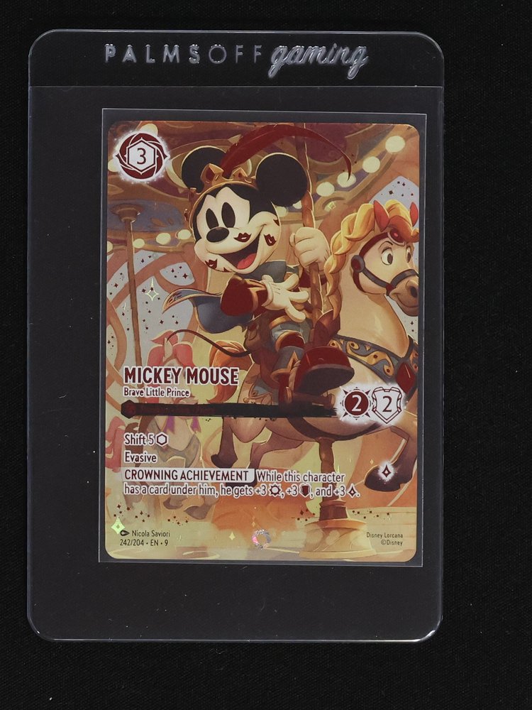 2023 Disney Lorcana #242 Mickey Mouse Brave Little Prince — front