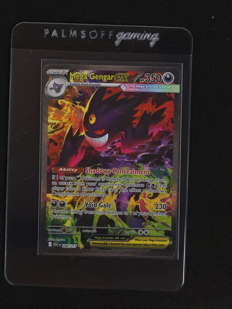 2023 Pokémon Mega Gengar EX #284/217 Ascended Heroes — front