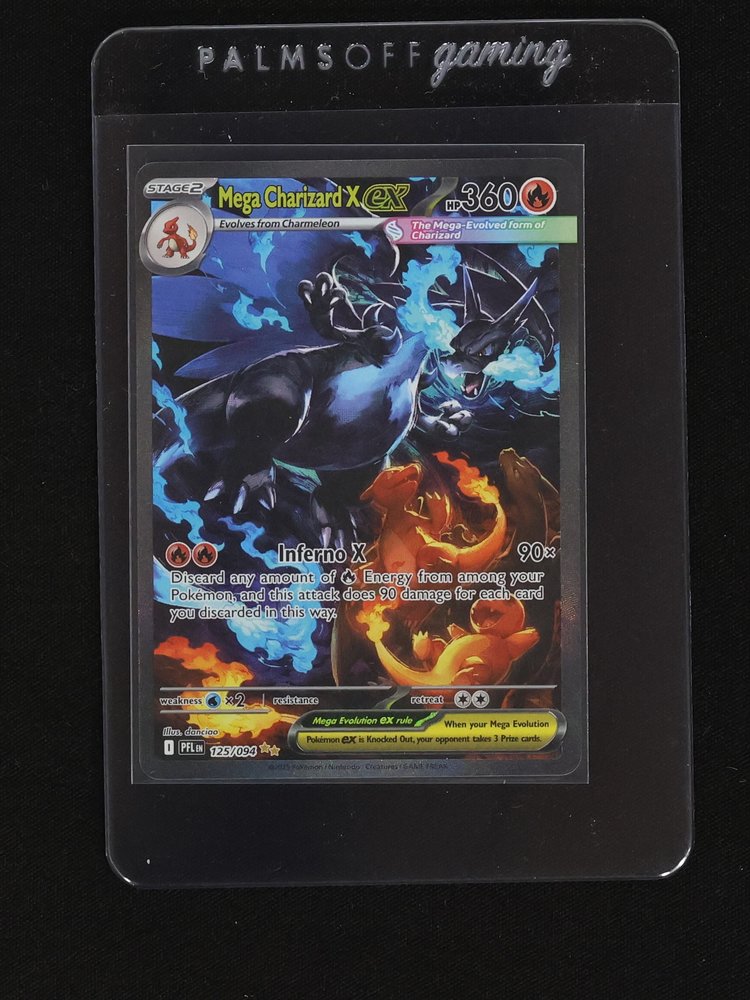 2021 Pokémon TCG Mega Charizard X EX 125/094 Phantasmal Flames — front