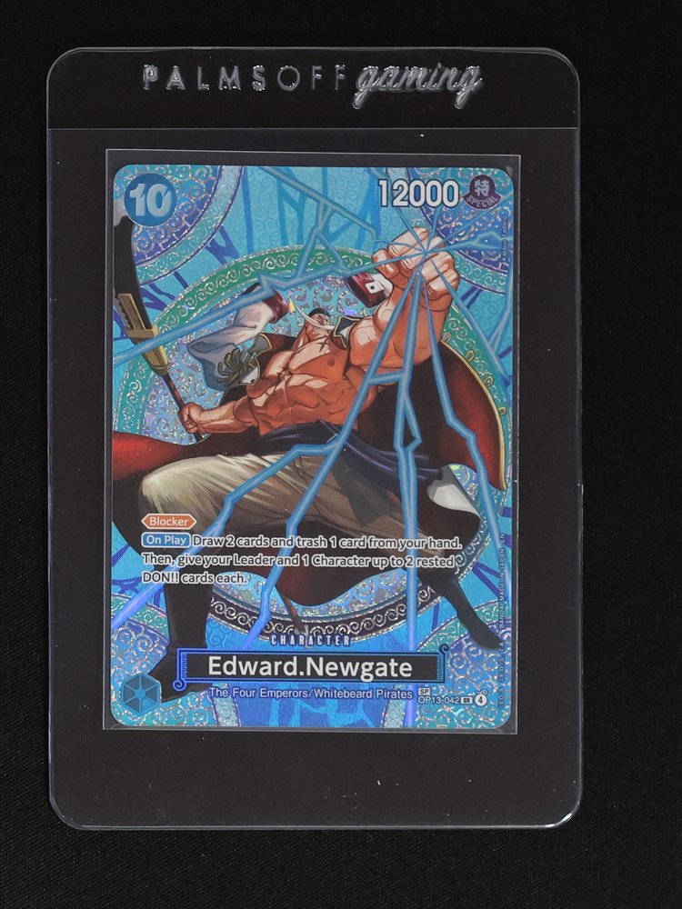 ONE PIECE OP-15 Adventure on KAMI's Island OP13-042 SP Edward Newgate — front