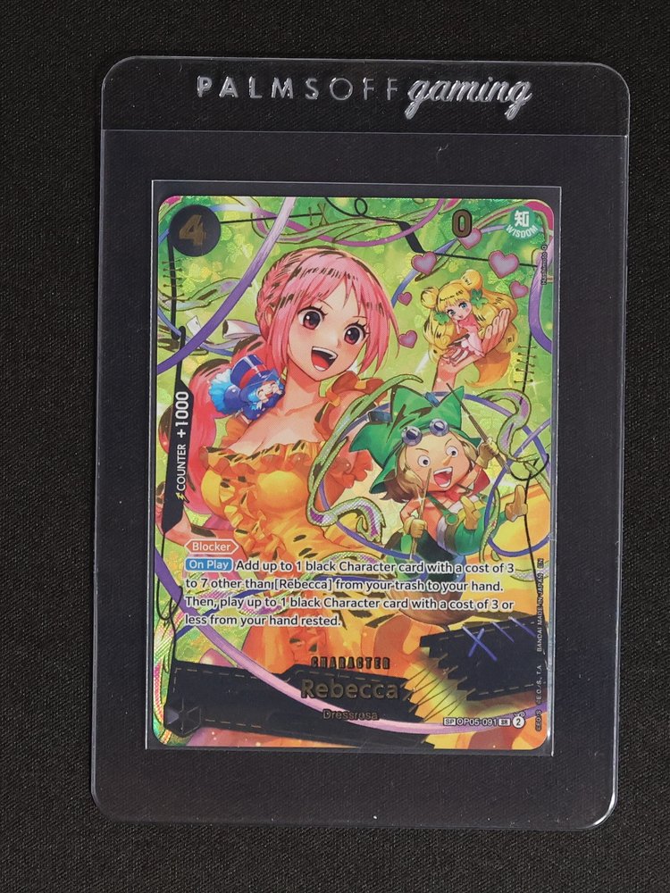 2025 One Piece Card Game OP05-091 Rebecca (SP) — front