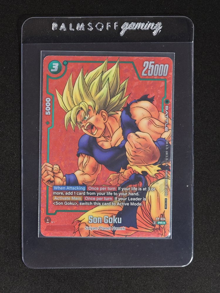 Dragon Ball Fusion World Son Goku FP-034 Limited Pack MANGA Version 01 — front