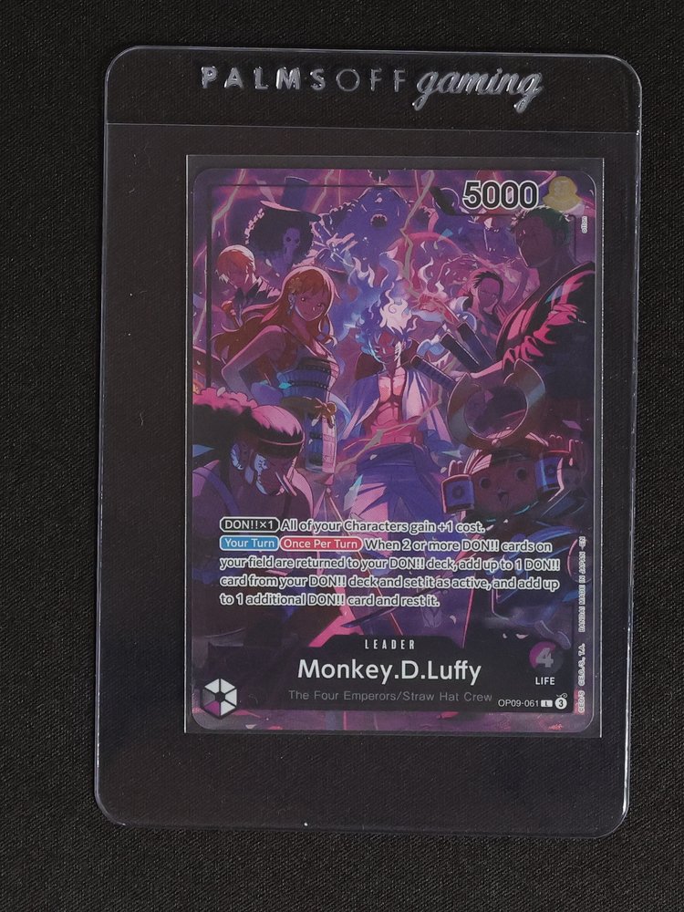 Monkey.D.Luffy OP09-061 Leader The Four Emperors/Straw Hat Crew — front