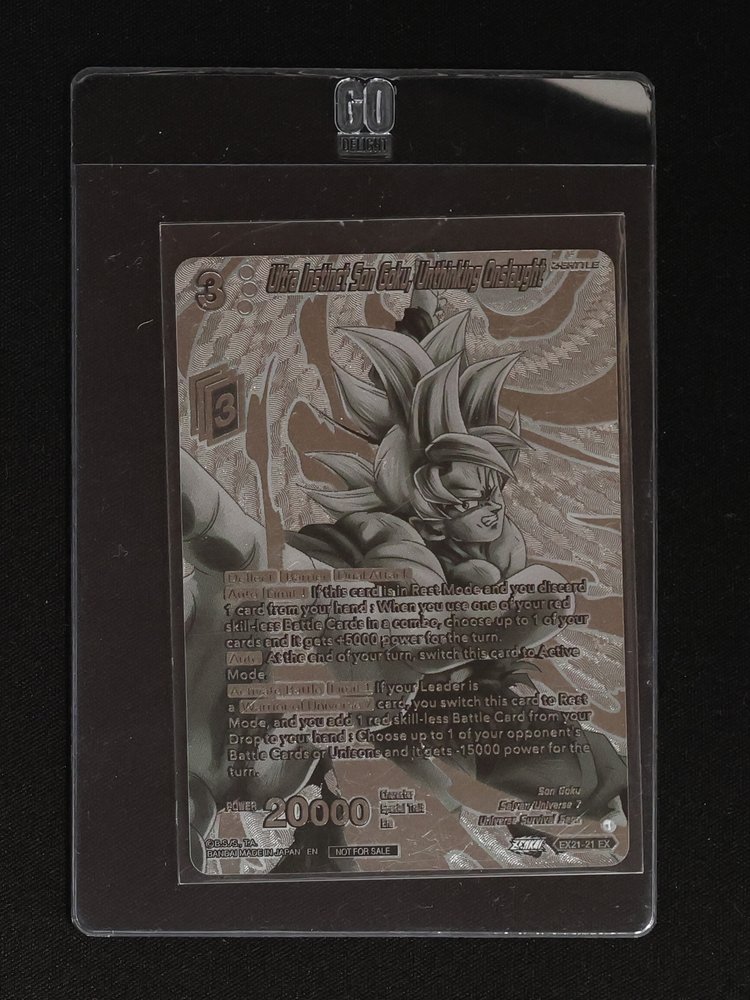 Dragon Ball Super Card Game EX21-21 Ultra Instinct Son Goku Unthinking Onslaught — front