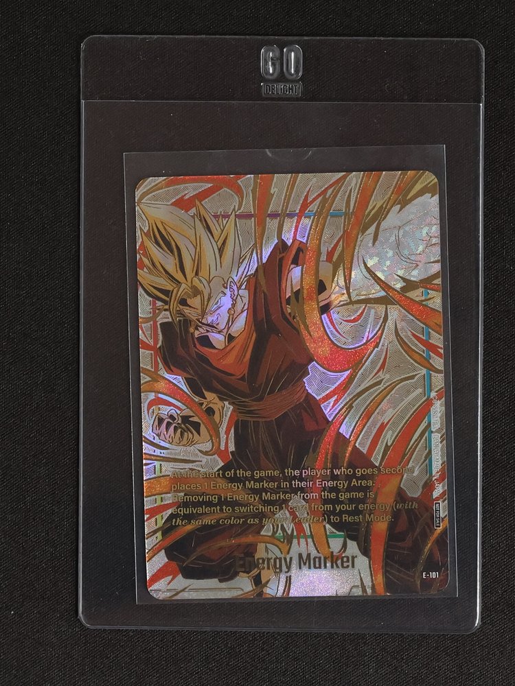 Dragon Ball Super Card Game Energy Marker E-101 Super Saiyan Gogeta — front