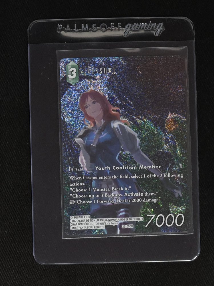 Final Fantasy TCG 26-050R Cissnei Gunslinger in the Abyss — front