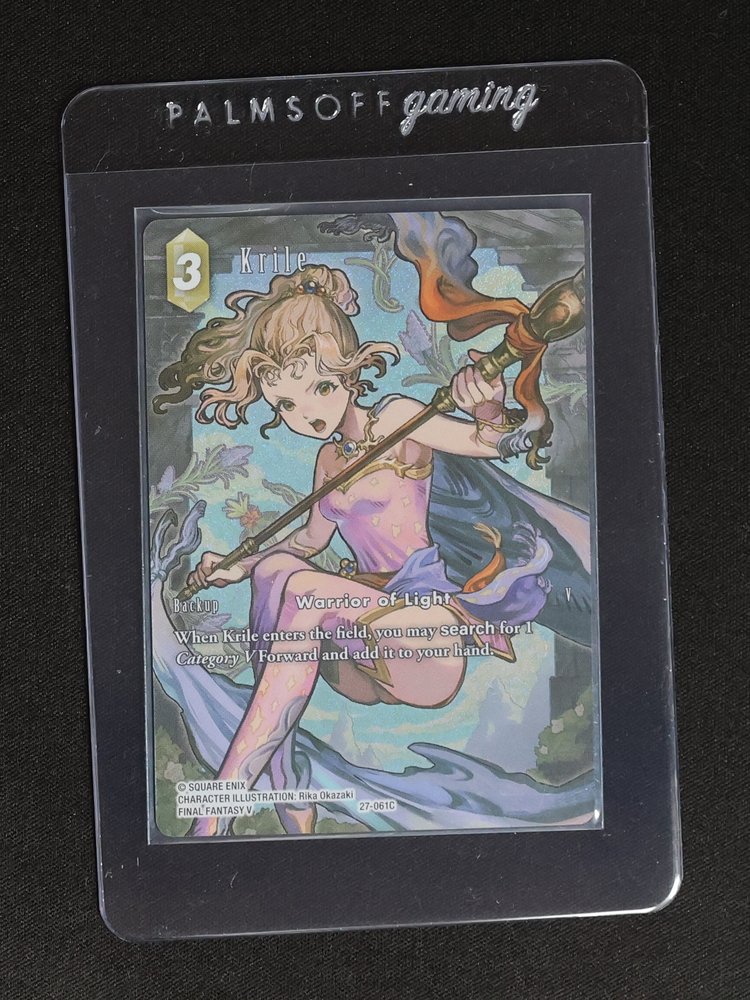Final Fantasy TCG 27-061C Krile — front