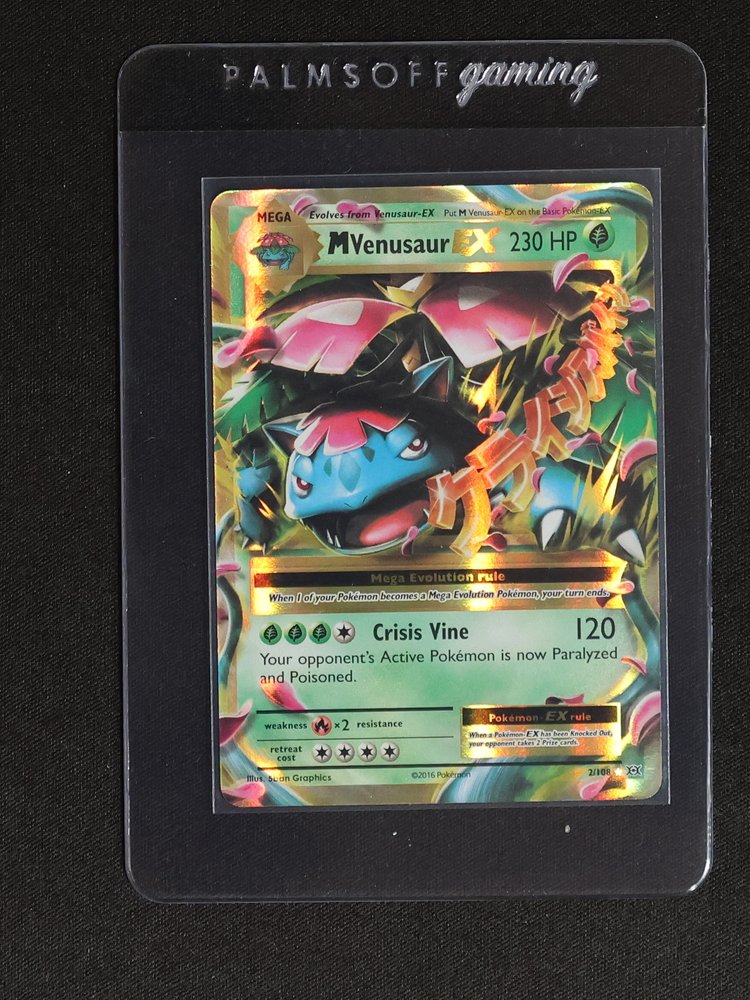 2016 Pokemon TCG XY Evolutions #2 M Venusaur EX — front
