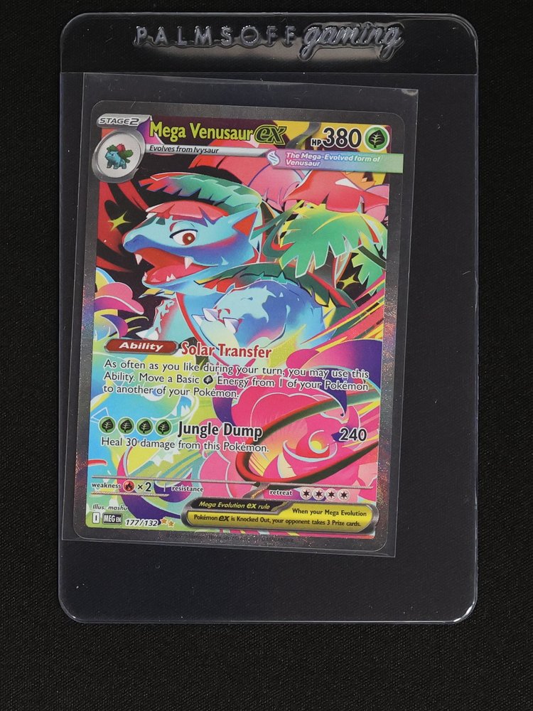 2025 Pokemon Mega Evolution #177 Mega Venusaur EX — front