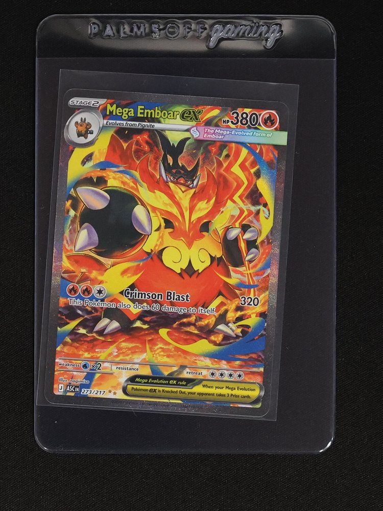 2026 Mega Evolutions Ascended Heroes #31 Mega Emboar EX — front
