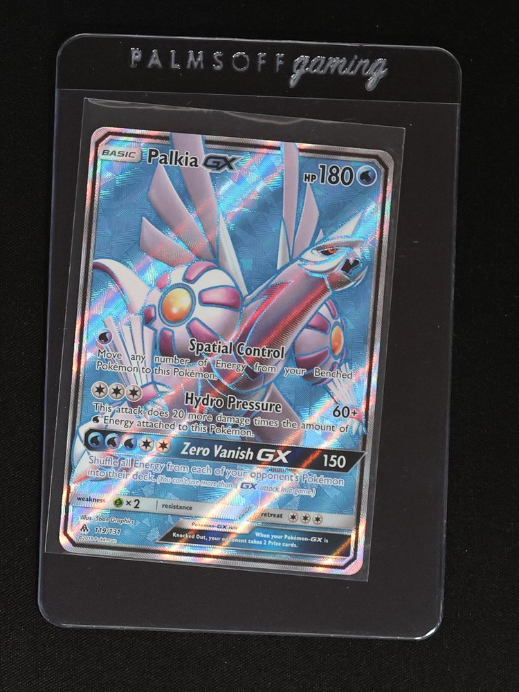 2017 Pokémon SM-Forbidden Light #119 Palkia GX — front