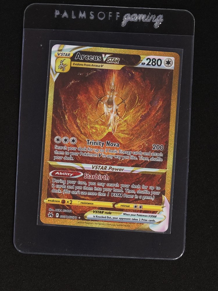 2022 Pokémon Crown Zenith #GG70 Arceus VSTAR — front