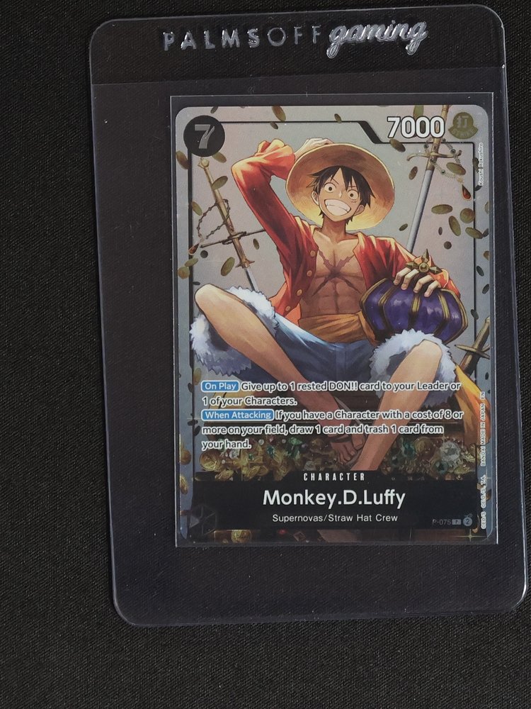 2025 Bandai One Piece Card Game P-075 Monkey.D.Luffy Promo — front
