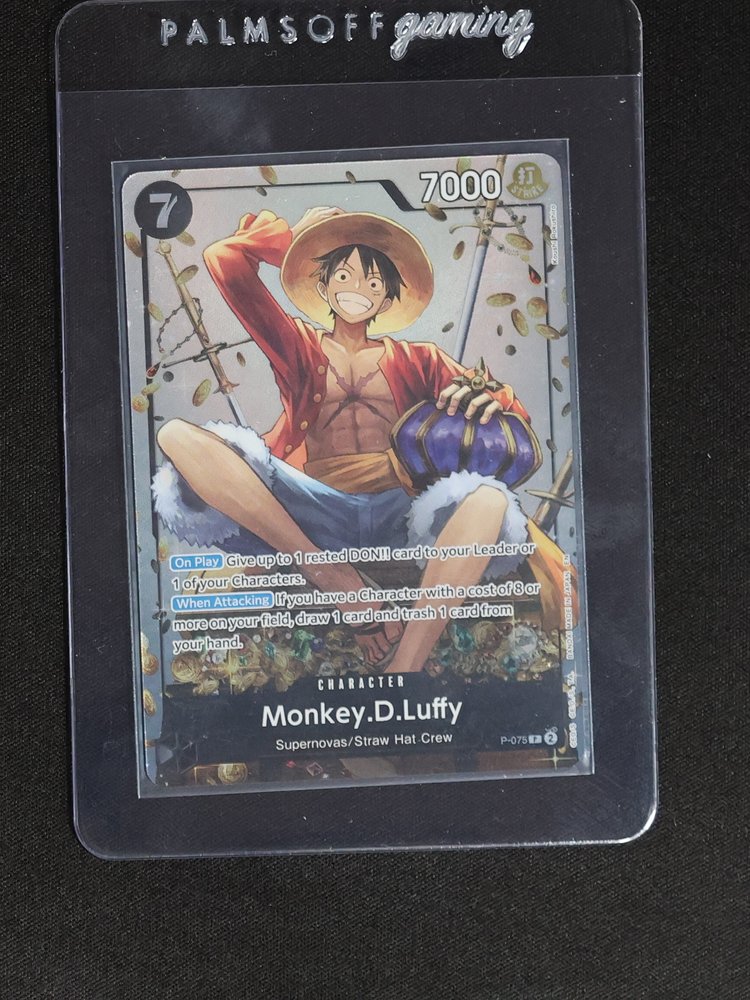2025 One Piece P-075 Monkey.D.Luffy Promo Card — front