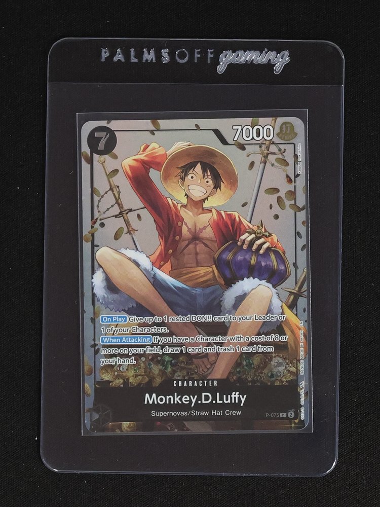 2025 One Piece Card Game P-075 Monkey.D.Luffy Promo — front
