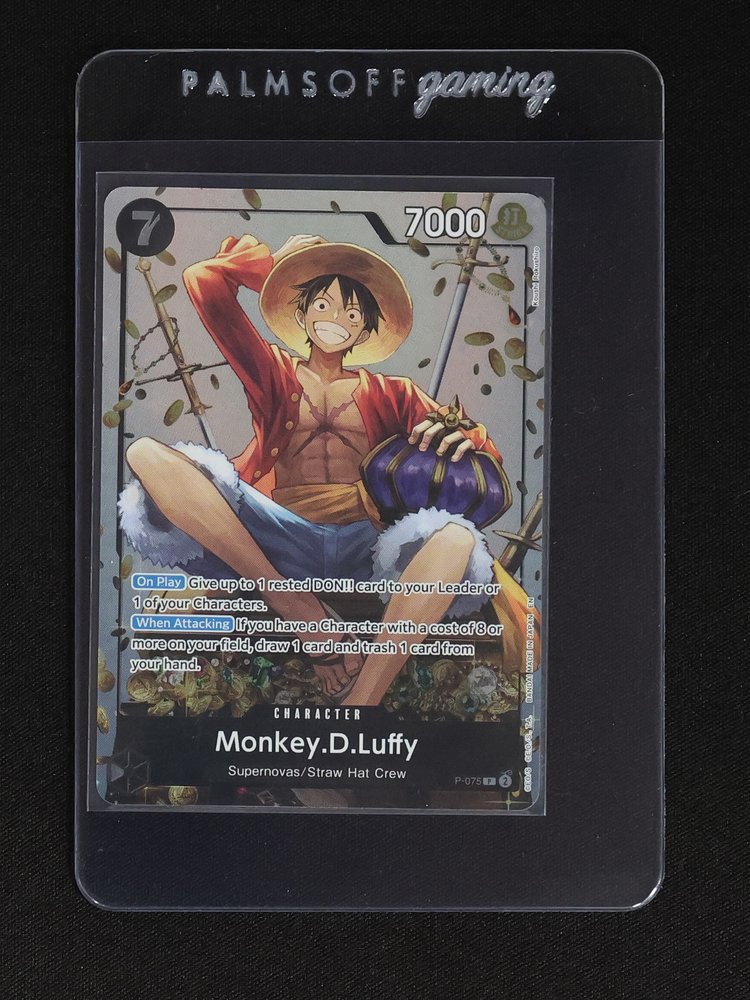 2023 Bandai One Piece Card Game P-075 Monkey.D.Luffy — front