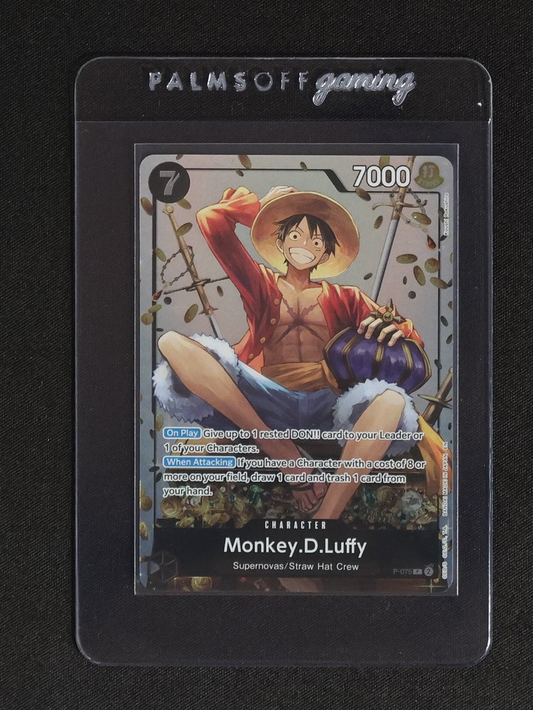 2025 One Piece Monkey.D.Luffy P-075 Promo — front
