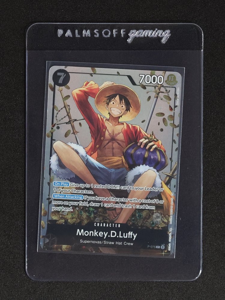 2023 One Piece Card Game P-075 Monkey.D.Luffy — front