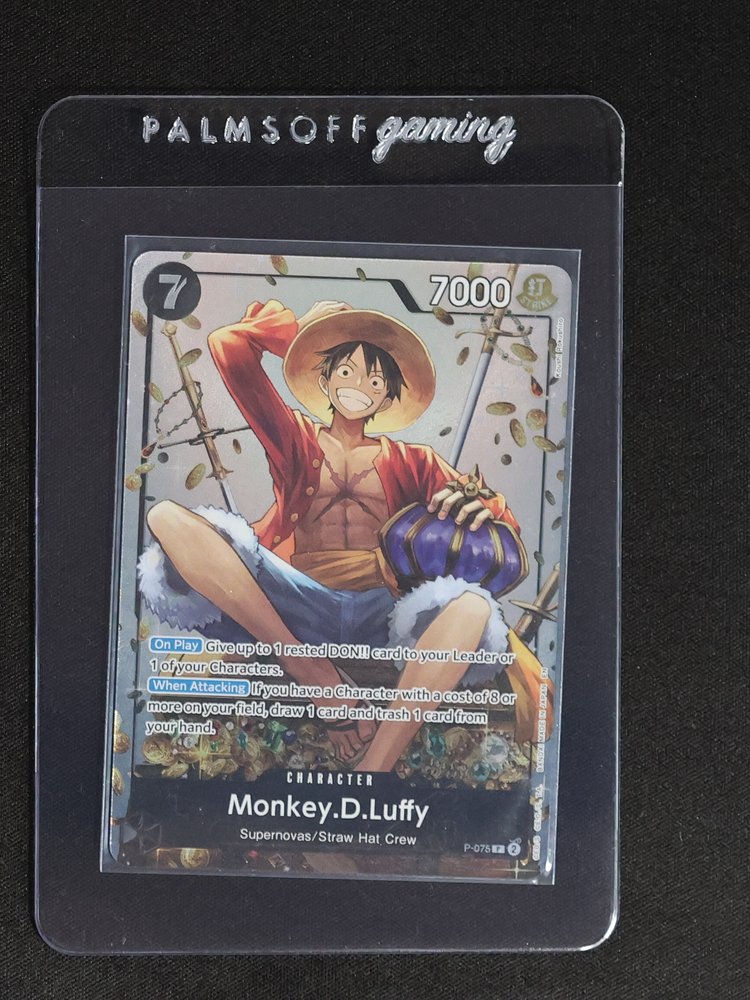 2025 One Piece Card Game P-075 Monkey.D.Luffy — front