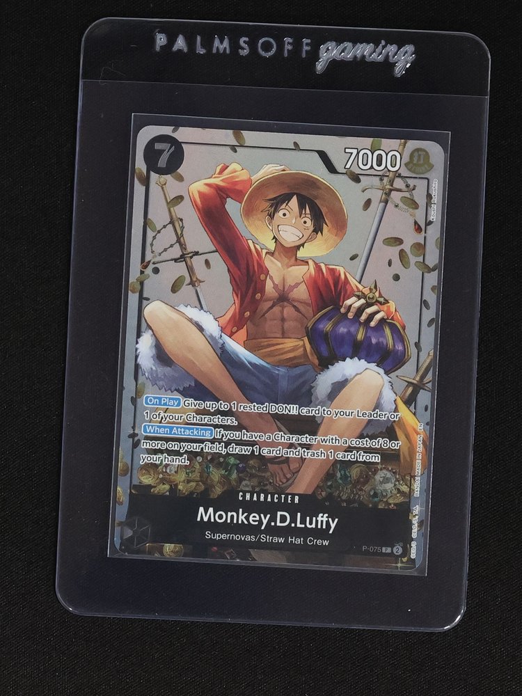 2023 Bandai One Piece Card Game P-075 Monkey.D.Luffy — front