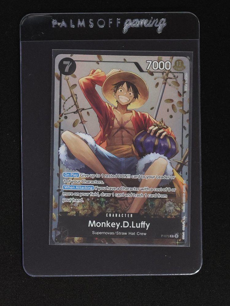 2025 Bandai One Piece Card Game P-075 Monkey.D.Luffy — front
