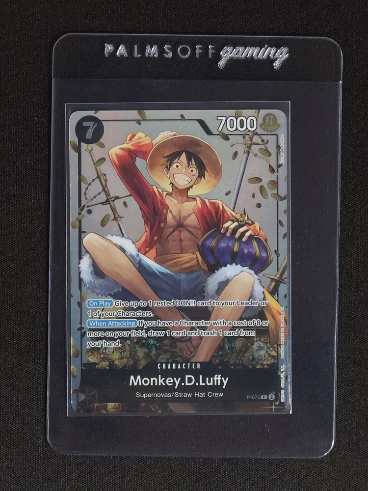 2025 One Piece Monkey.D.Luffy P-075 Promo — front