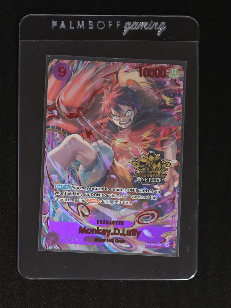 One Piece 3rd Anniversary #OP09-119 Monkey D. Luffy — front