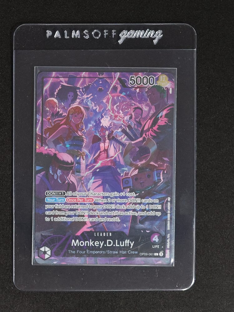 Monkey.D.Luffy OP09-061 One Piece TCG 2nd Anniversary Set — front