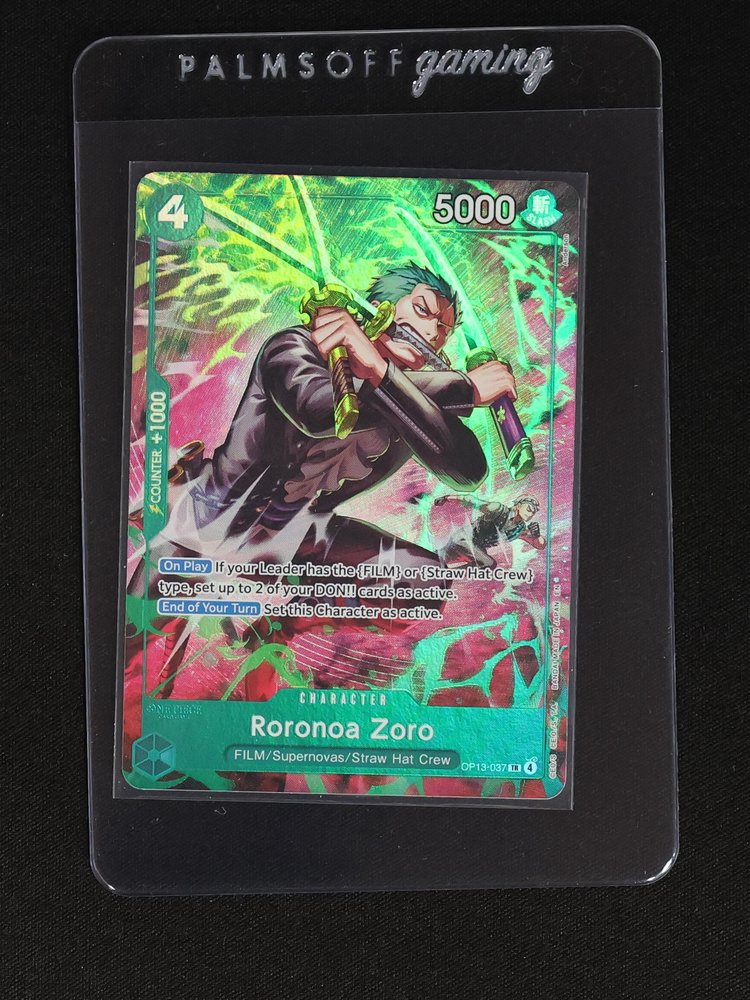 One Piece Card Game OP13-037 Roronoa Zoro — front