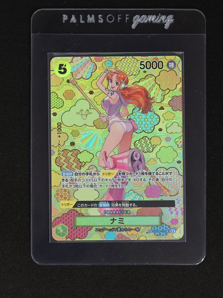One Piece Card Game OP08-106 Nami SP Emperors in the New World — front