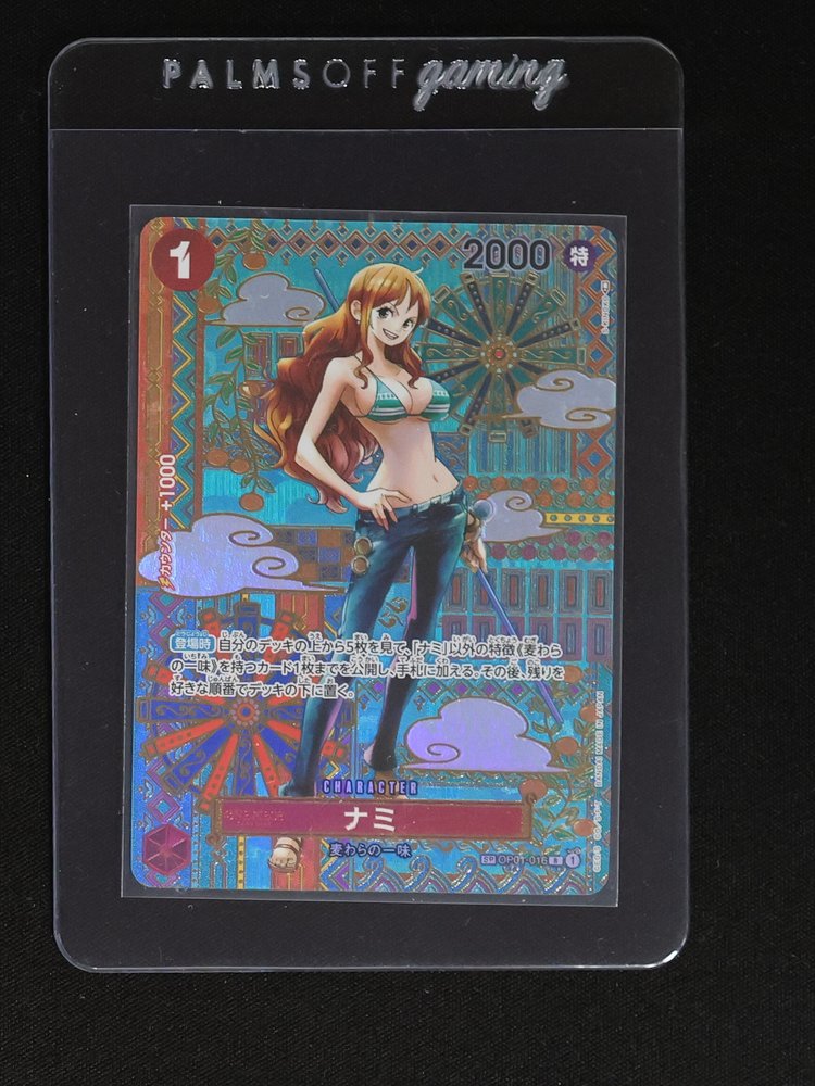 One Piece Card Game Awakening of the New Era OP01-016 Nami — front