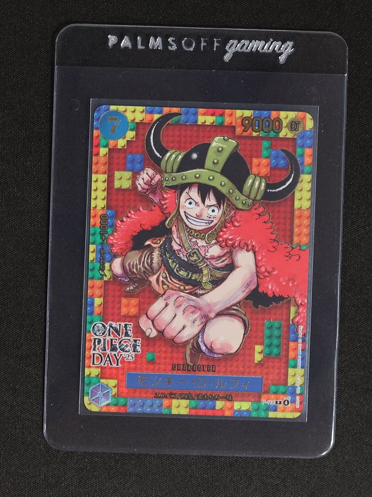 One Piece Day 2025 P-110 Monkey D. Luffy Premium Promo Card — front