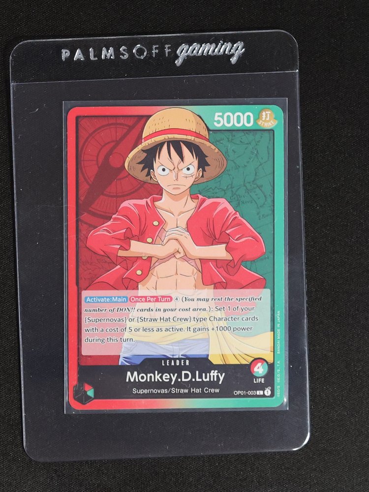 One Piece Card Game OP01-003 Monkey D. Luffy Leader — front