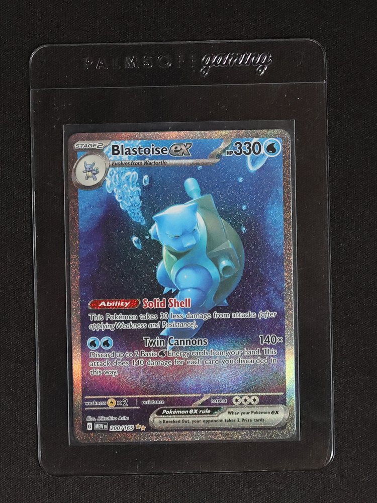2023 Pokémon Scarlet & Violet 151 #200/165 Blastoise EX Special Illustration Rare — front