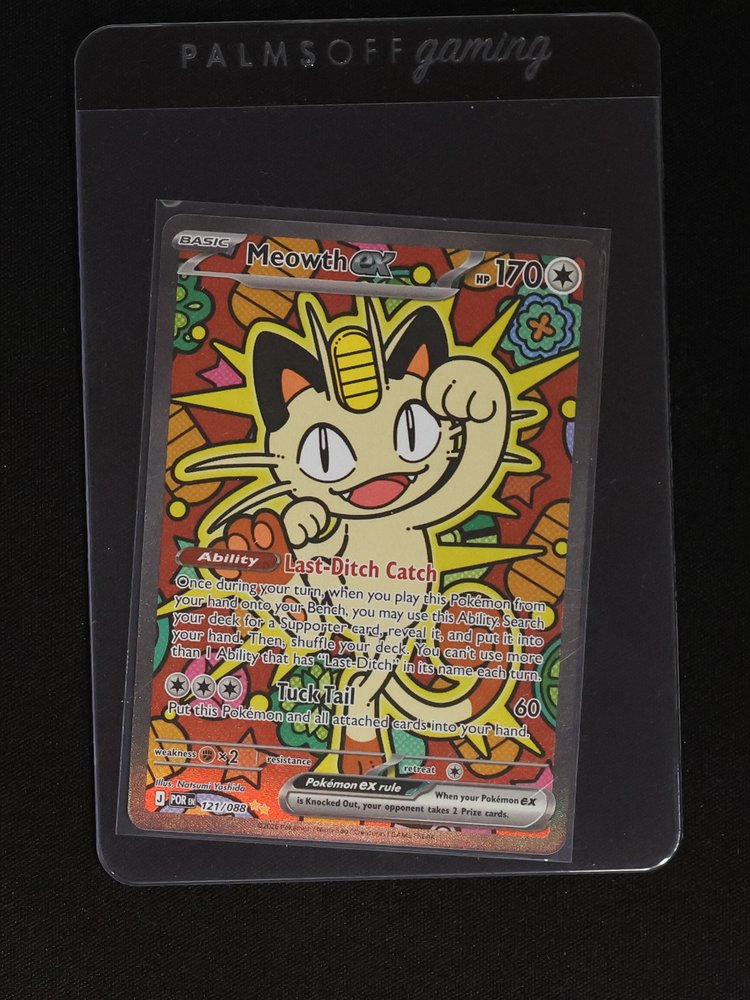 2020 Pokémon Meowth EX #121 — front