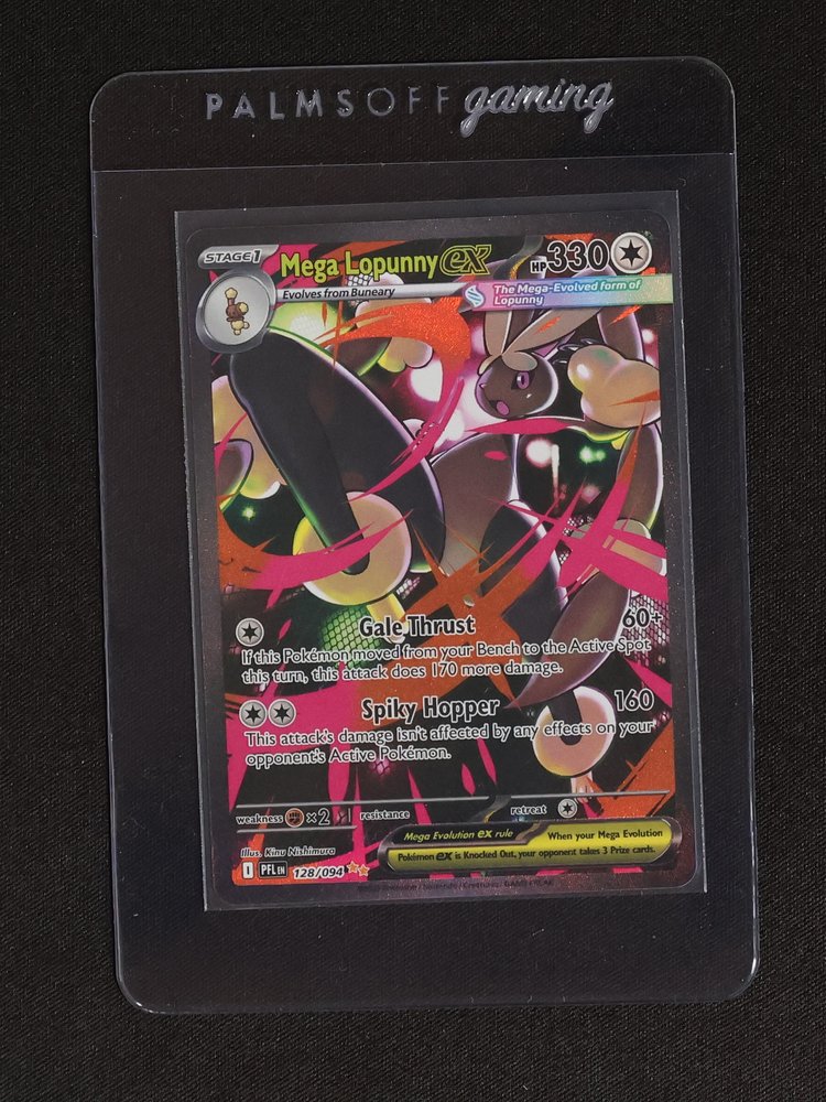 2021 Pokémon Phantasmal Flames #128 Mega Lopunny ex — front