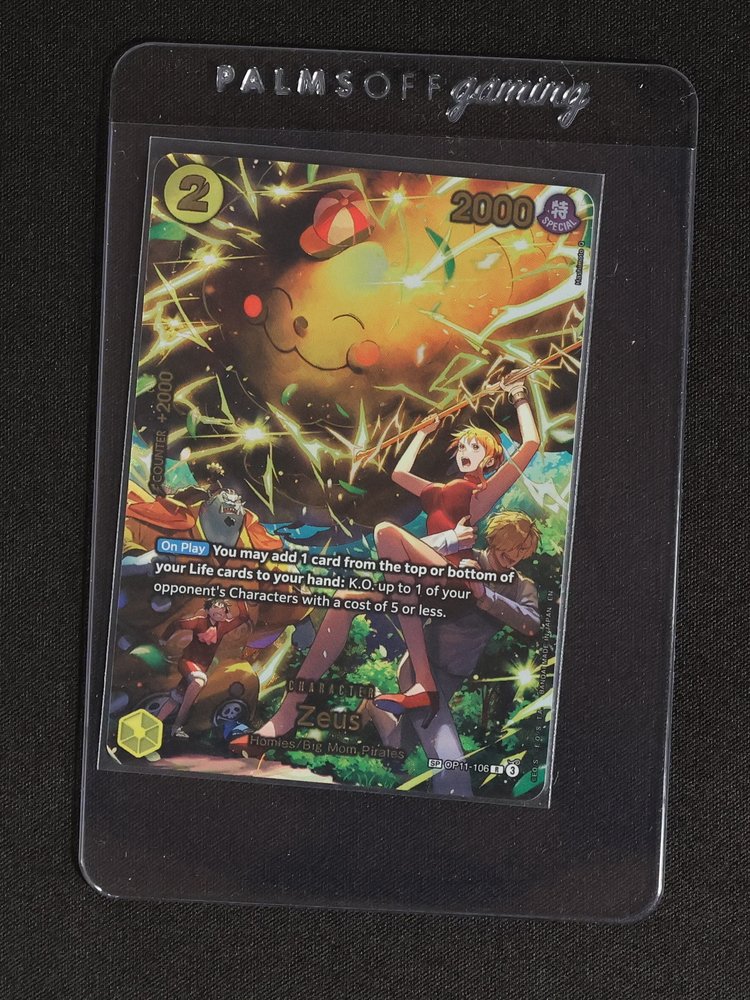 One Piece Card Game OP11-106 Zeus SP — front
