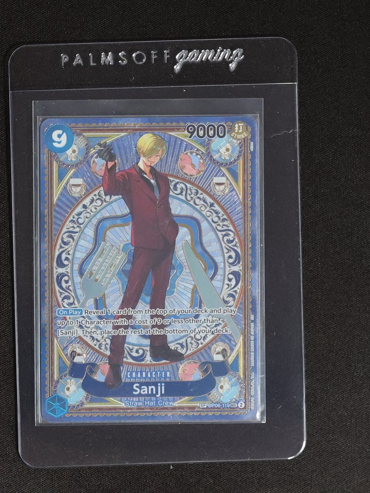 One Piece Card Game Sanji SP OP06-119 A Fist of Divine Speed — front